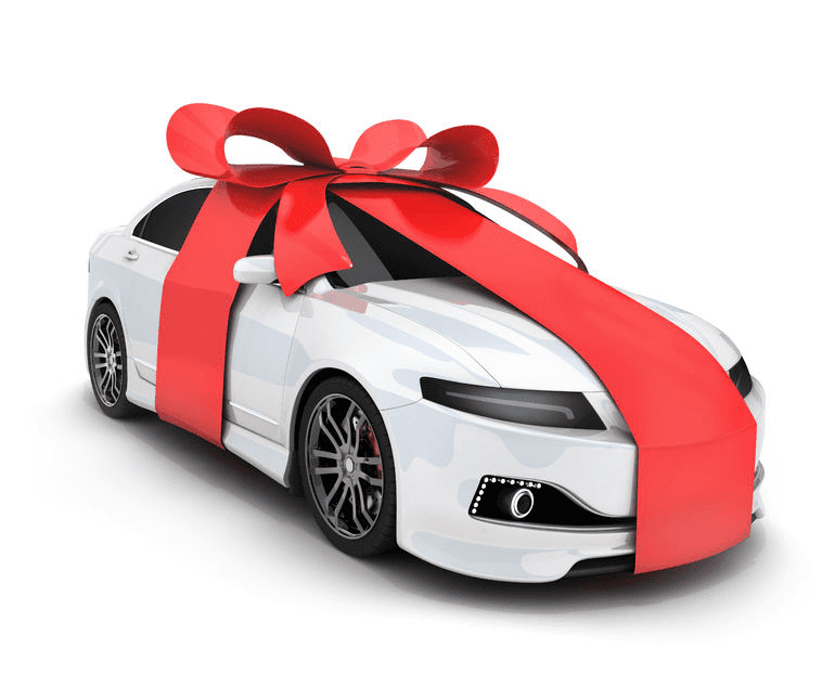 Auto jako vánoční dárek